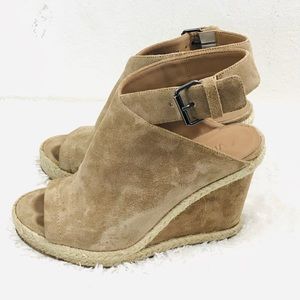 VINCE suede buckle shoes size 7M